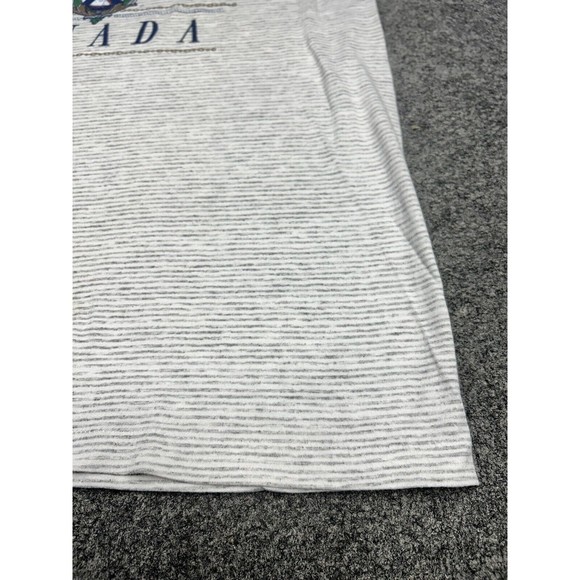 Vintage Toronto Canada Gray Striped Single Stitch Graphic T-Shirt Size XL - Picture 3 of 9